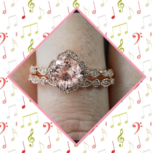 💍NEW💍18K Rose Gold Plated CZ Diamond Ring💍 - Picture 2 of 4